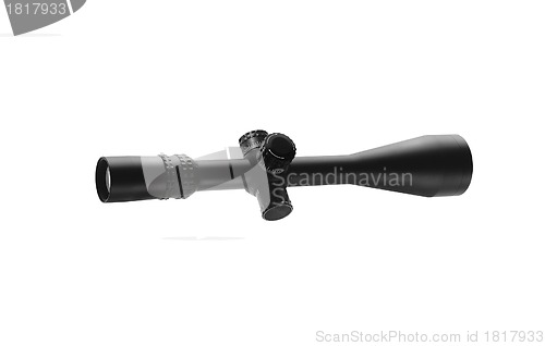 Image of optic sight isolated on white
