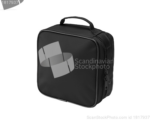 Image of Black bag isolated on a white background.