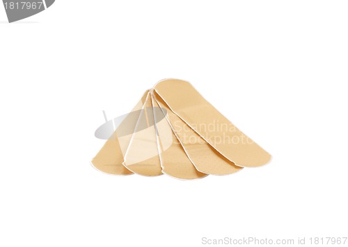 Image of Adhesive plaster isolated on white background