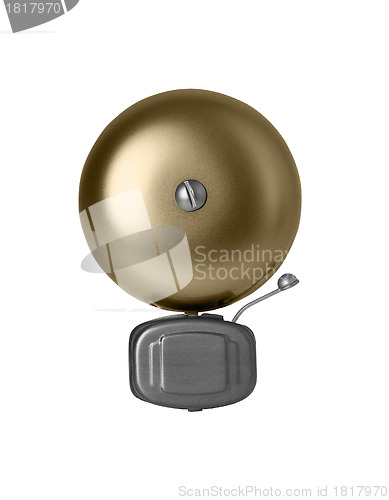 Image of Alarm bell isolated on white
