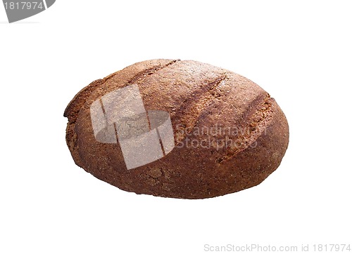 Image of Bread on white background