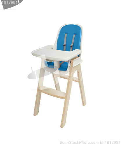 Image of high chair under the white background