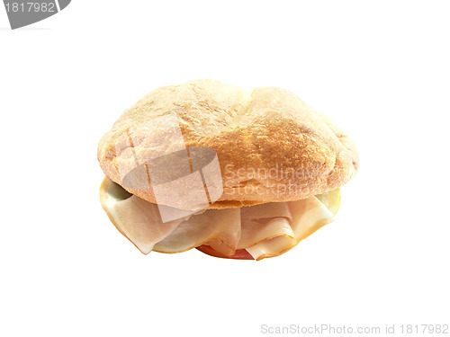 Image of sandwich isolated on white