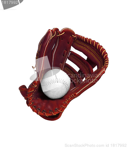 Image of Baseball glove isolated on white
