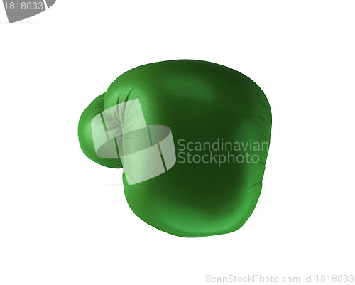 Image of Green boxing glove