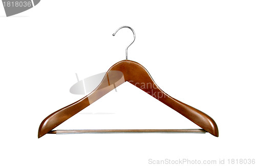 Image of Coat hanger isolated over white background