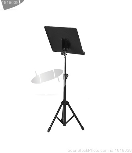 Image of Music stand isolated on white