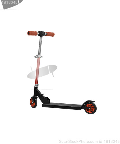Image of Children scooter isolated on white
