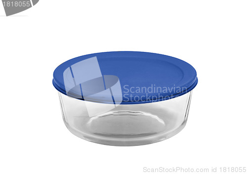 Image of Food container isolated on white background