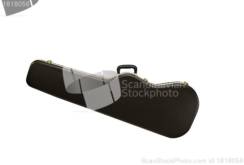 Image of Guitar case isolated on white