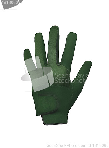 Image of Sport glove on white background