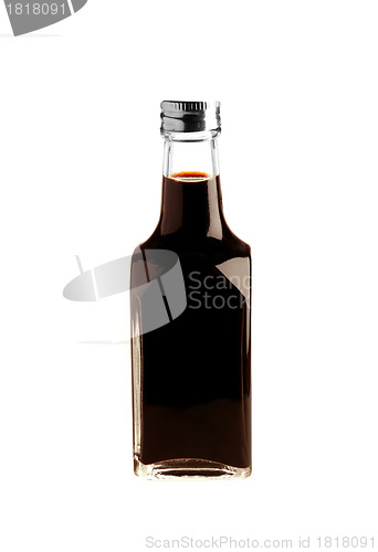 Image of Soy sauce bottle isolated on white