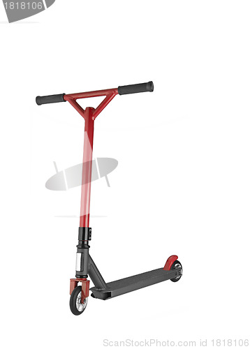 Image of children scooter isolated on white.