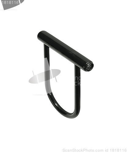 Image of Bike lock. On a white background.