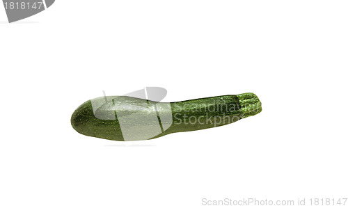 Image of courgette isolated on white
