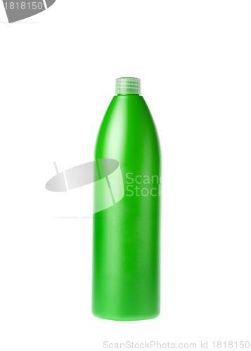 Image of Green plastic bottle