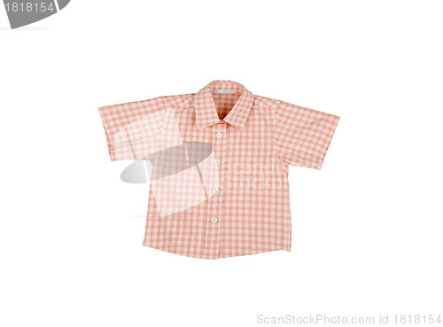 Image of Man's cotton plaid shirt