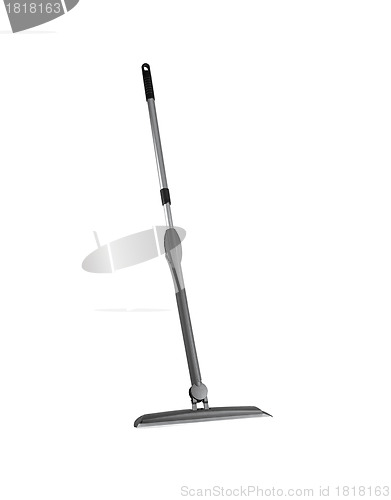Image of Grey broom isolated on white