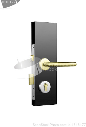 Image of Door lock isolated on white