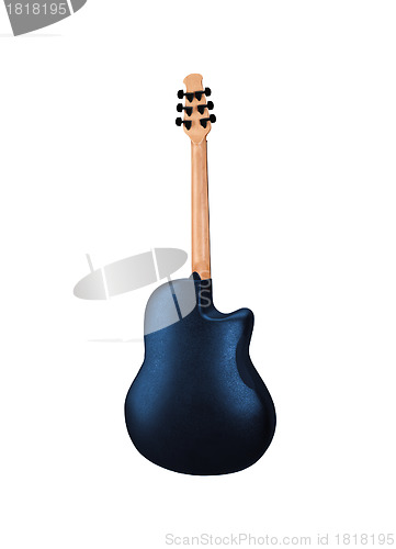 Image of Jazz guitar isolated on white