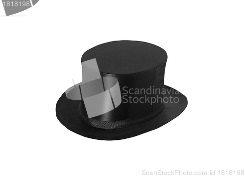 Image of top hat cylinder isolated on white