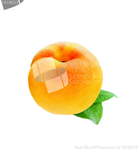 Image of Nectarine isolated on white background