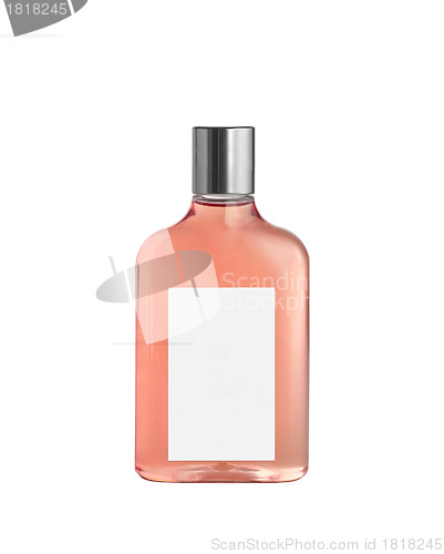 Image of Pink aroma bottle isolated on white