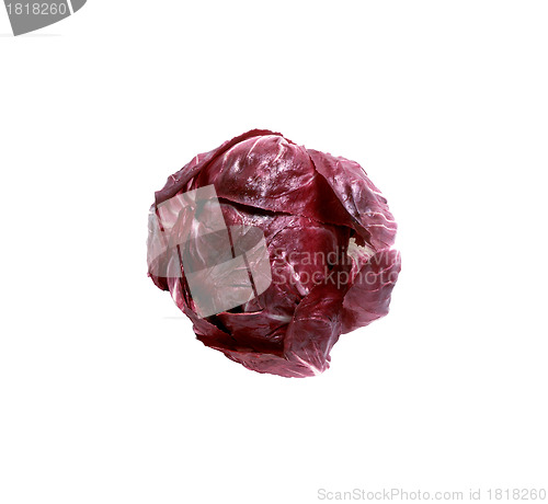Image of Red Cabbage isolated on white