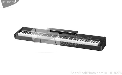 Image of Synthesizer isolated on white background