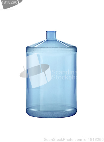 Image of Big water bottle. On a white background.