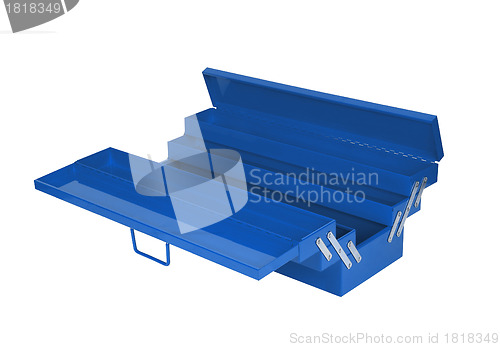 Image of blue tool box