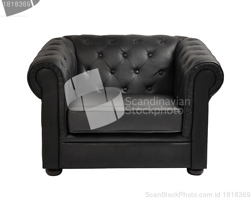 Image of expensive leather arm chair