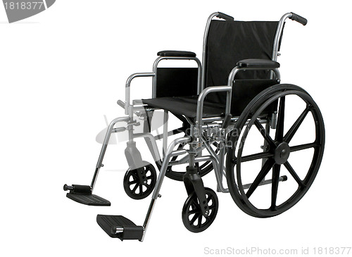 Image of wheelchair isolated on white background