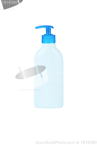 Image of cosmetic bottle isolated on white background