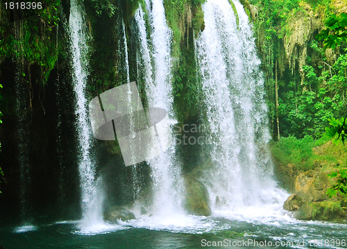 Image of waterfalls in Antalya
