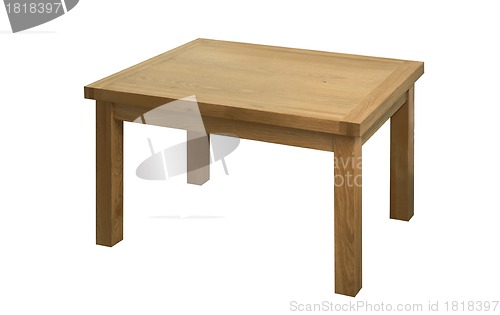 Image of wooden table