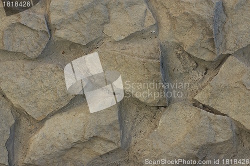 Image of Background of stone wall texture