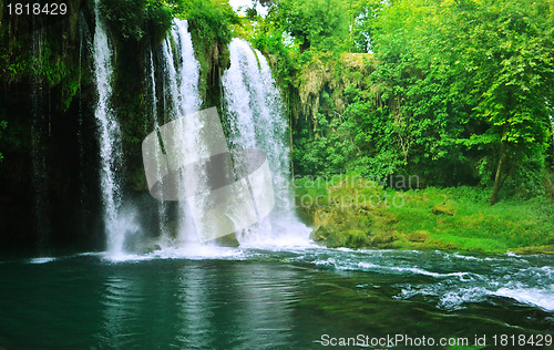 Image of waterfalls in Antalya