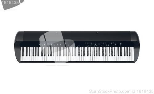 Image of Synthesizer isolated on white background