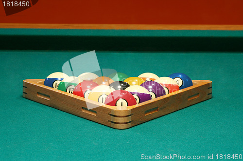 Image of Eight ball rack