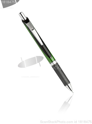 Image of business fountain pen isolated on white background