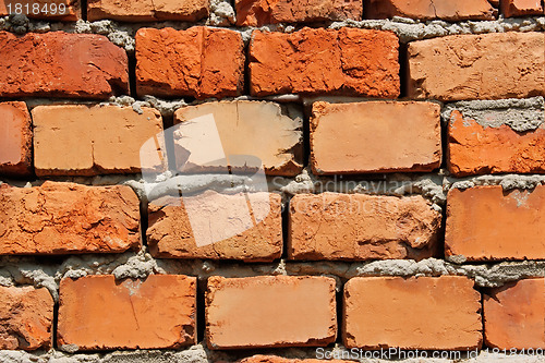 Image of Multicolor brick wall