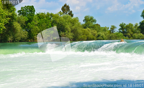 Image of Spring waterfall Manavgat in Turkey