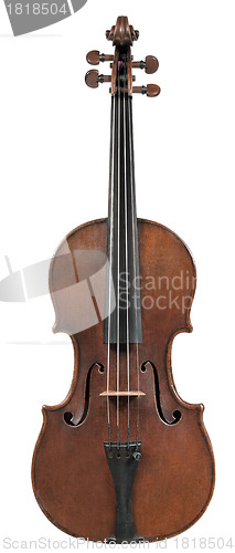 Image of Classical violin - isolated (white background)