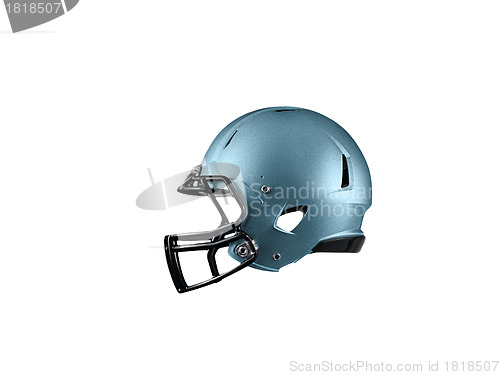 Image of Blue Football Helmet on white