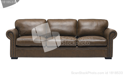 Image of Nice and luxury leather sofa