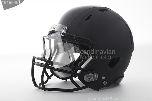 Image of Black Football Helmet on white