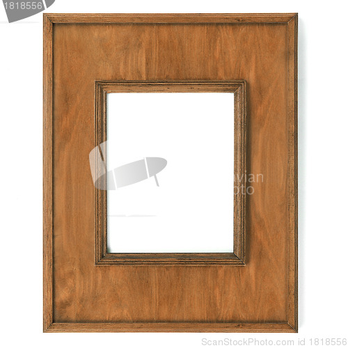 Image of Vintage picture frame, wood plated,