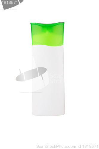 Image of Shampoo bottle. Isolated