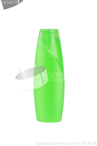 Image of Green plastic bottle